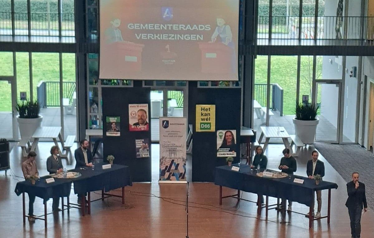 Gemeenteraadsverkiezingen leven op het Augustinianum